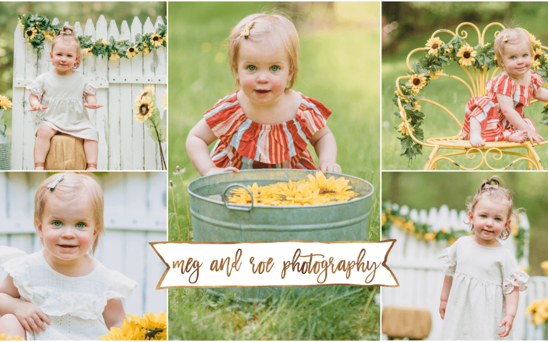 Sunflower photography by Meg and Roe Photography