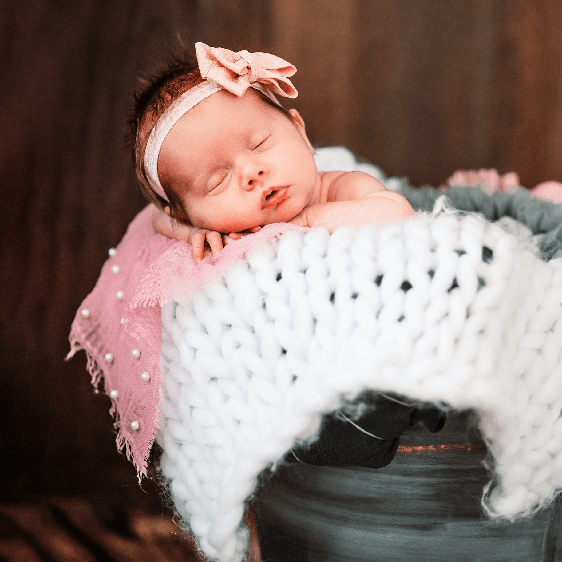 girl Newborn Photography in Marshfield, Ma by Meg and Roe Photography